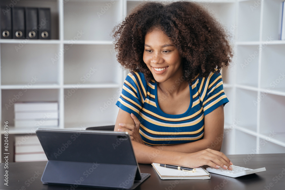 businesswoman sitting in office chair relaxing, female feeling peaceful resting at workplace. businesswoman sitting in office chair relaxing, female feeling peaceful resting at workplace.