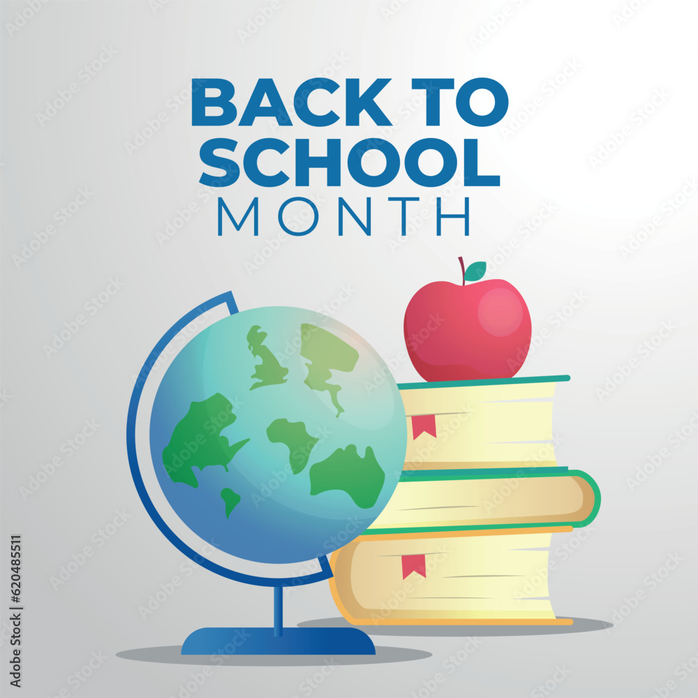 vector graphic of Back to School Month good for Back to School Month