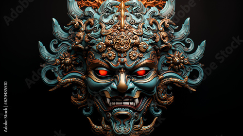 mask on the wall