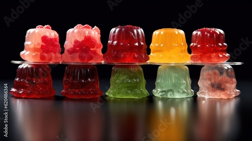 colorful jelly  photo