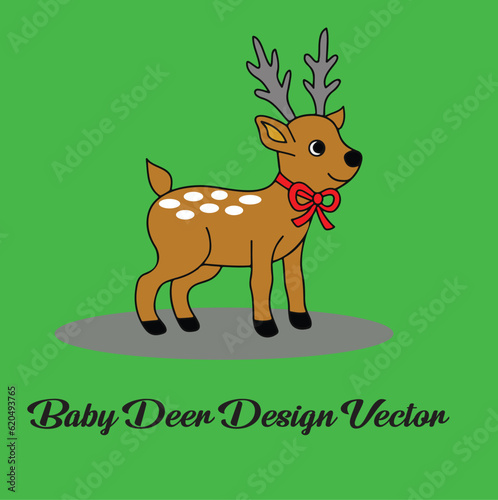 Baby Deer Design Vector
