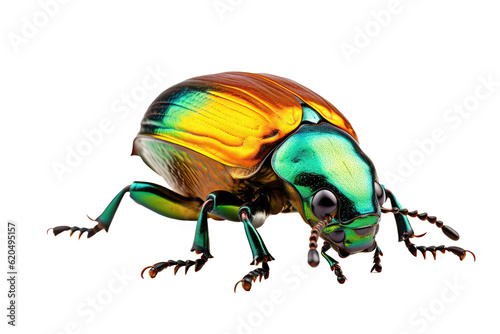 June Bug On Isolated Transparent Background, Png. Generative AI photo