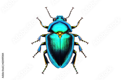 June Bug On Isolated Transparent Background, Png. Generative AI