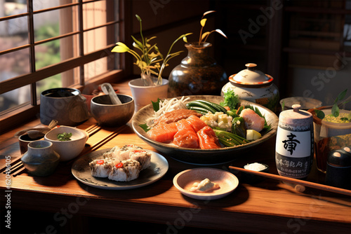 Fotografia, Obraz Japanese food