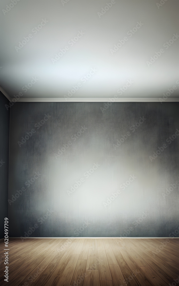 Indoor interior empty room with blank wall space for background Indoor interior empty room with blank wall space for background