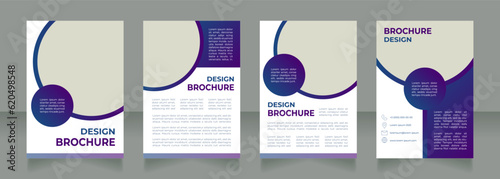 Medical diagnostics methods blank brochure design. Healthcare. Template set with copy space for text. Premade corporate reports collection. Editable 4 paper pages. Montserrat font used
