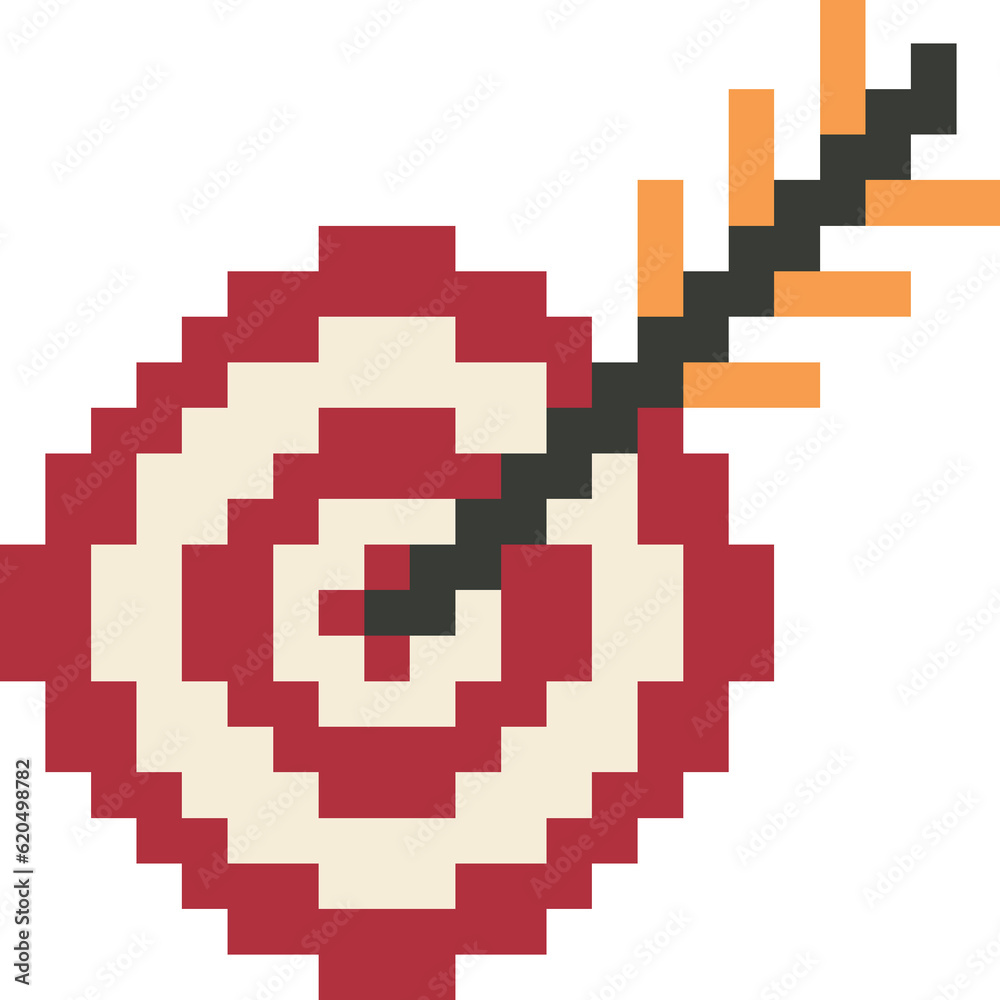 Obraz premium pixel target