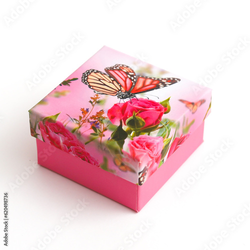 gift box with roses