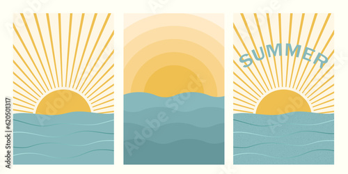 Three types of booklets “Sun and Sea”