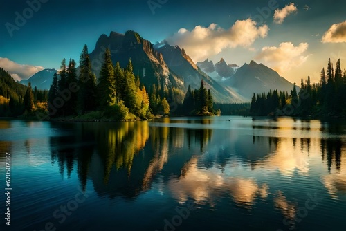 lake in the mountains © Pretty Panda