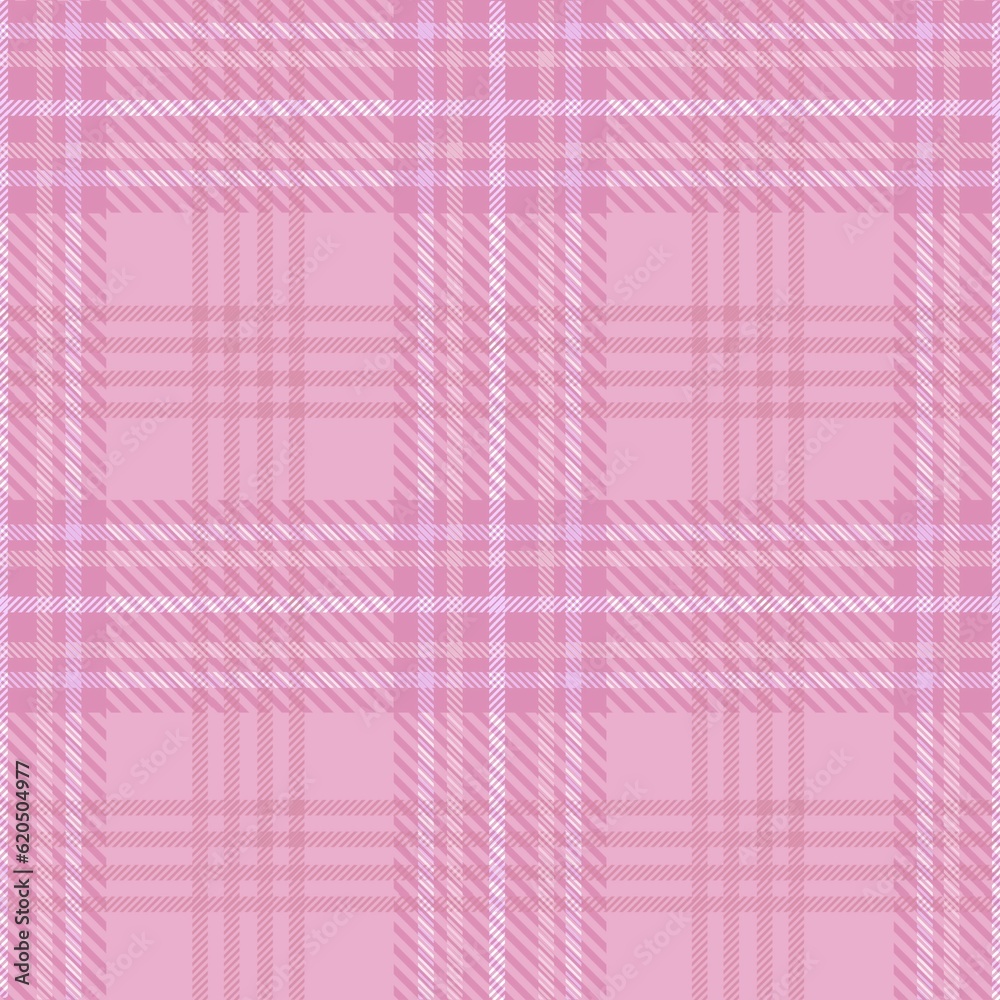 Tartan seamless pattern, white and pink, can be used in fashion design. Bedding, curtains, tablecloths Tartan seamless pattern, white and pink, can be used in fashion design. Bedding, curtains, tablecloths