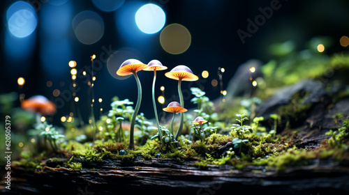 mushroom in the forest © samarpit