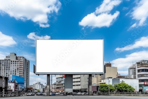Outdoor billboard mockup