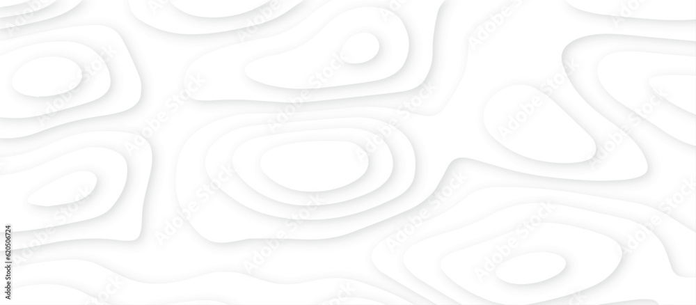 Abstract White paper cut background with lines.3d realistic papercut decoration textured with wavy layers. modern wallpaper texture and 3d realistic design use for banner flyers, posters. Abstract White paper cut background with lines.3d realistic papercut decoration textured with wavy layers. modern wallpaper texture and 3d realistic design use for banner flyers, posters.