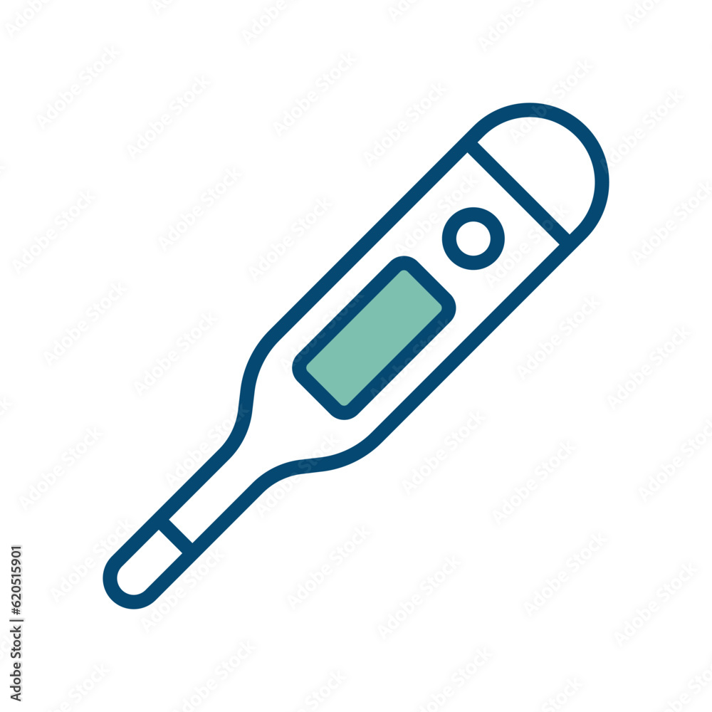 thermometer icon vector design template in white background thermometer icon vector design template in white background