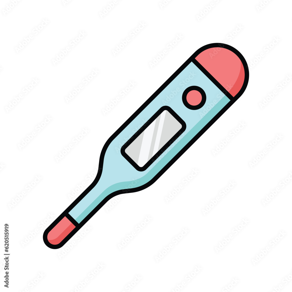 thermometer icon vector design template in white background thermometer icon vector design template in white background