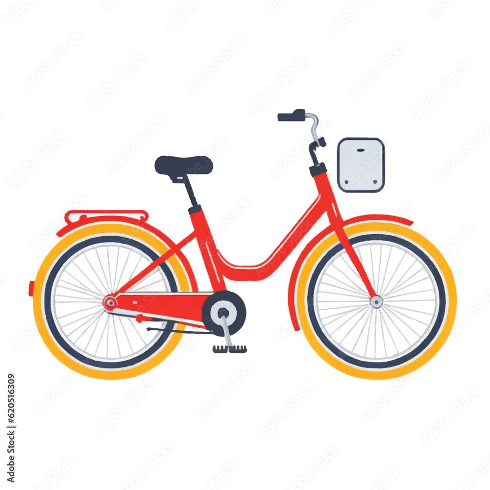 vector push bike illustration isolated on white background. bike isolated vector vector push bike illustration isolated on white background. bike isolated vector