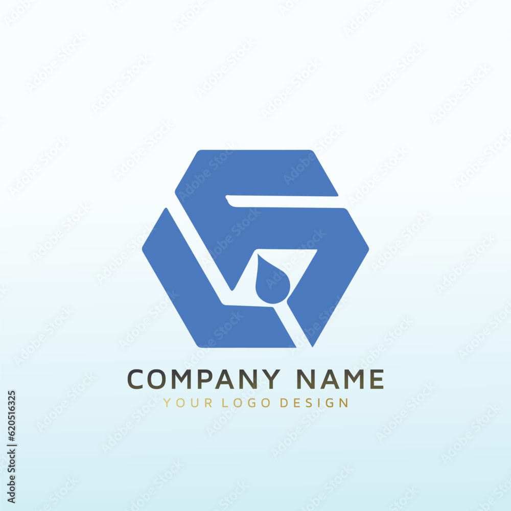 Naklejka premium Letter LS vector logo design