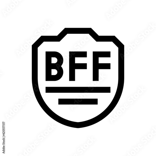 best friends outline icon