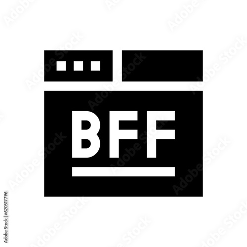 best friends glyph icon