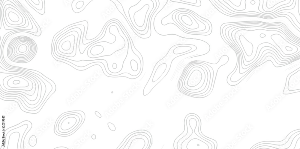 Pattern with lines and dots The stylized height of the topographic map contour in lines and contours isolated on transparent. Black and white topography contour lines map isolated on white background.