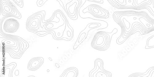 Pattern with lines and dots The stylized height of the topographic map contour in lines and contours isolated on transparent. Black and white topography contour lines map isolated on white background.