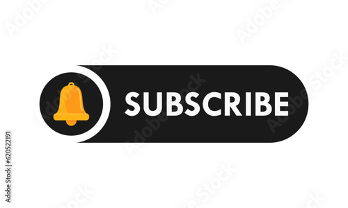 Subscribe design logo template illustration