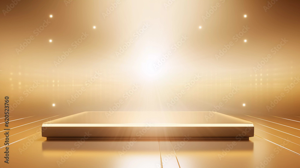 Abstract luxury background, Minimalistic gold architectural background and podium, modern design for poster, cover, branding, product showcase, AI generated. Abstract luxury background, Minimalistic gold architectural background and podium, modern design for poster, cover, branding, product showcase, AI generated.