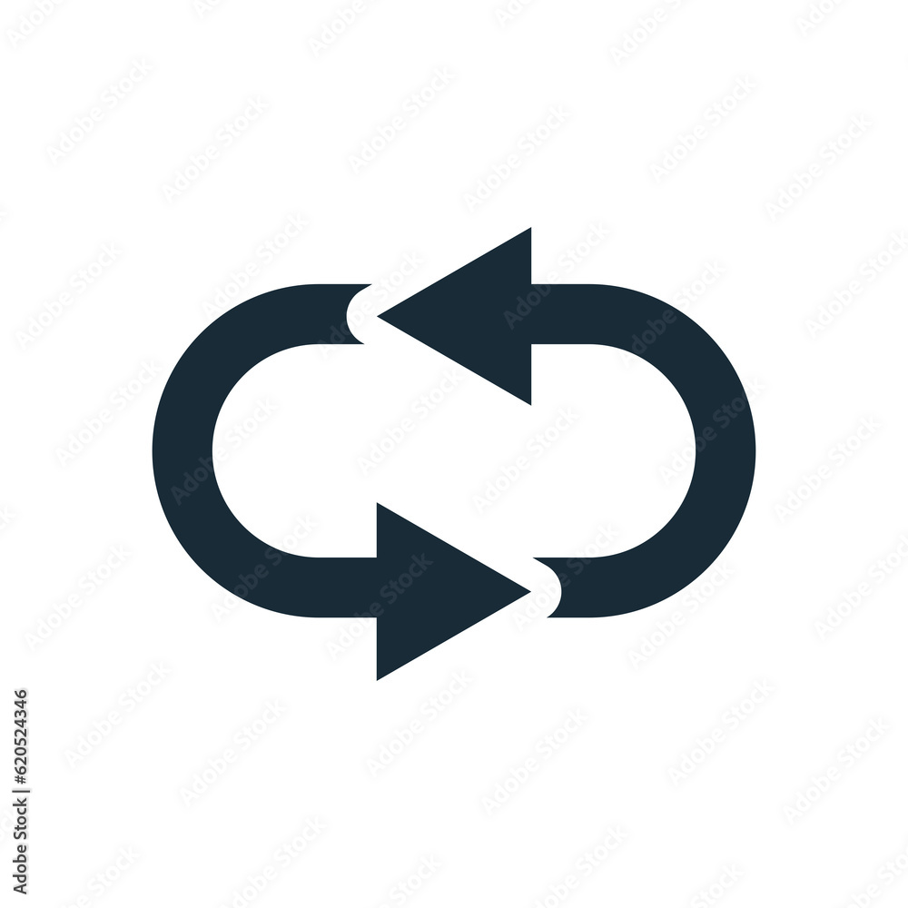Arrow Chain Icon Design Template Elements Arrow Chain Icon Design Template Elements