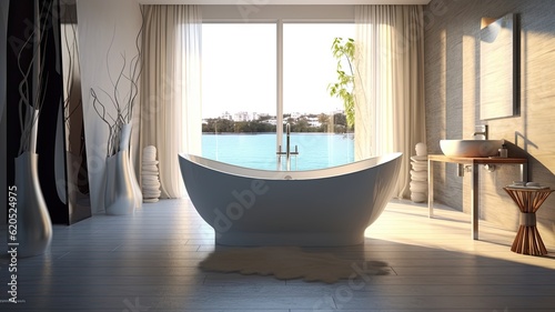 Modern epoxy tub with wonderful design  what is not there every bathroom  but it van be yours