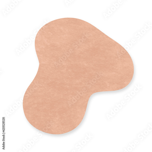 Form Brown Blobs With a Paper Texture