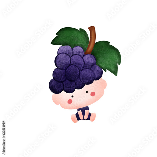 cartoon  fruit