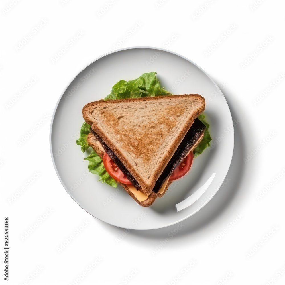 delicious Sandwich on a white background Food photography delicious Sandwich on a white background Food photography