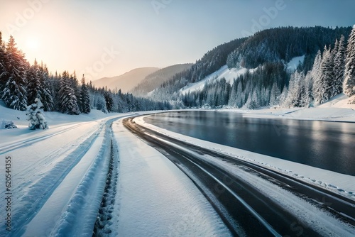 Unveiling the Magic of Snowy Roads