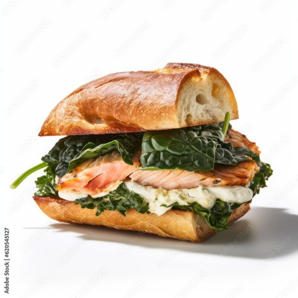 delicious Sandwich on a white background Food photography delicious Sandwich on a white background Food photography