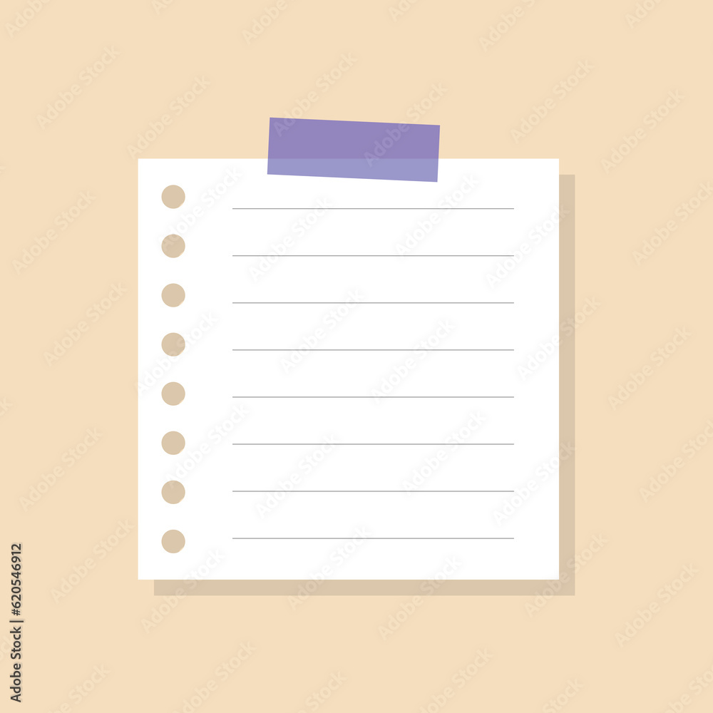 sticky note paper page vector illustration sticky note paper page vector illustration