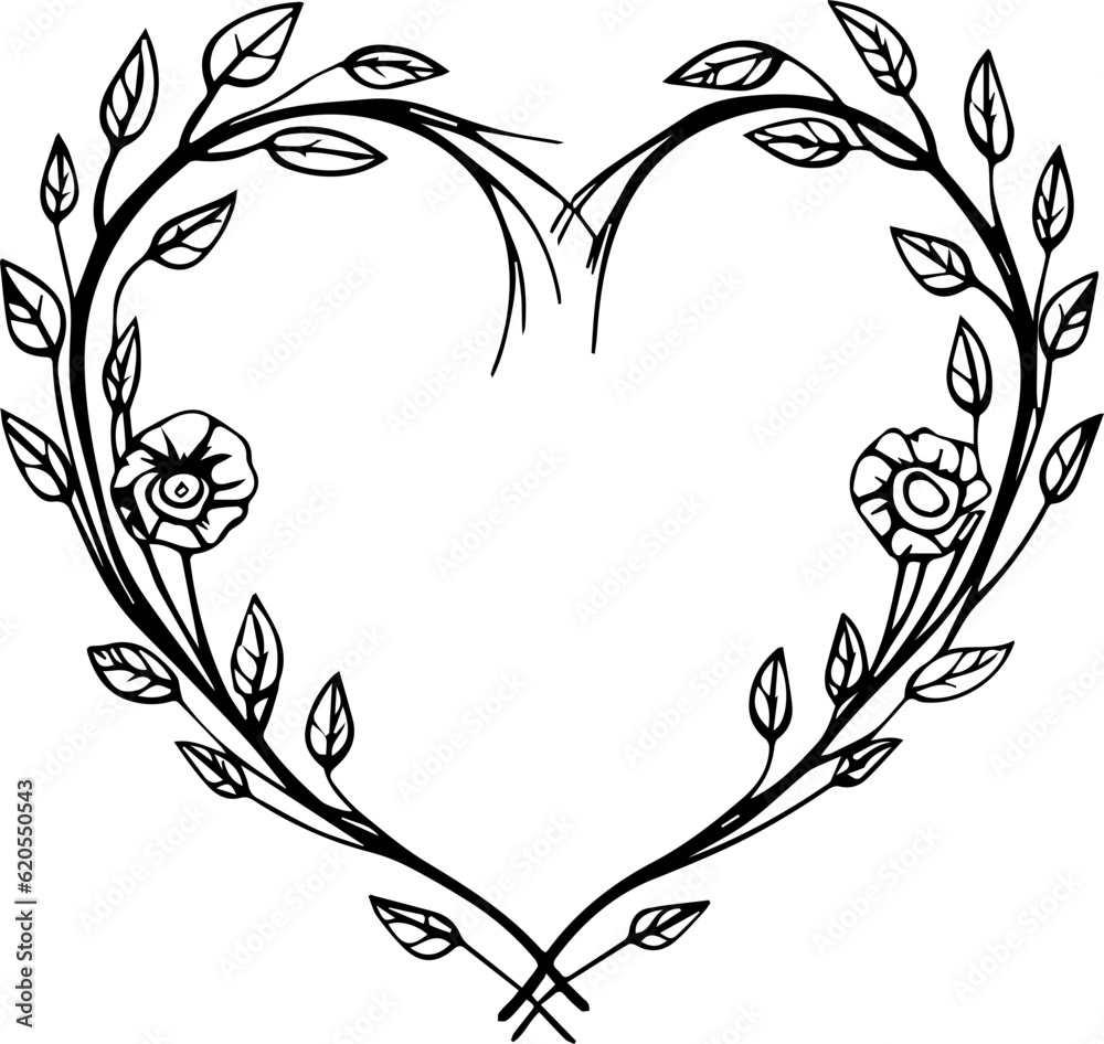Heart Frame black images Heart Frame black images