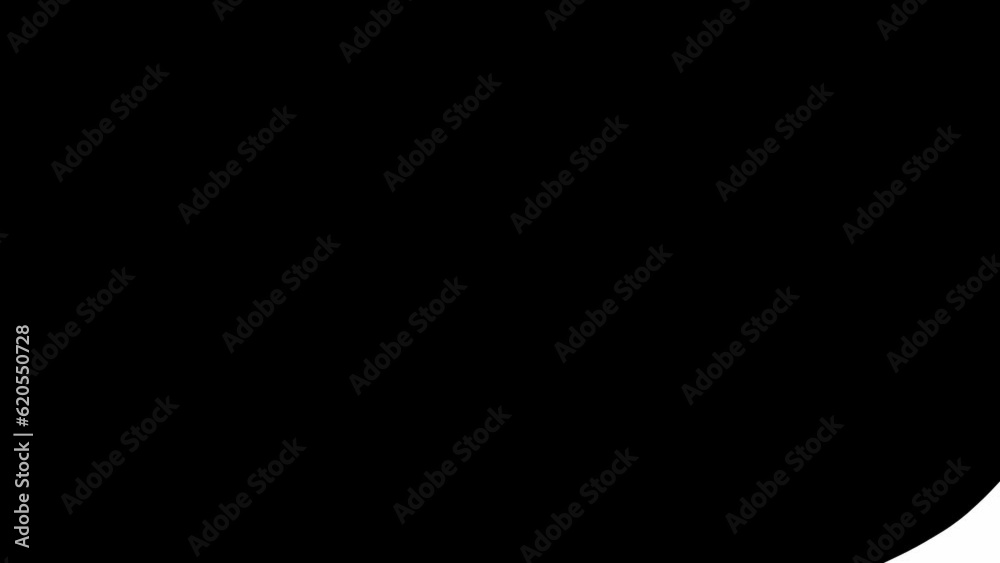 Animation of hand drawn splash liquid transition collection set