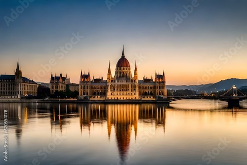 hungarian parliament at night