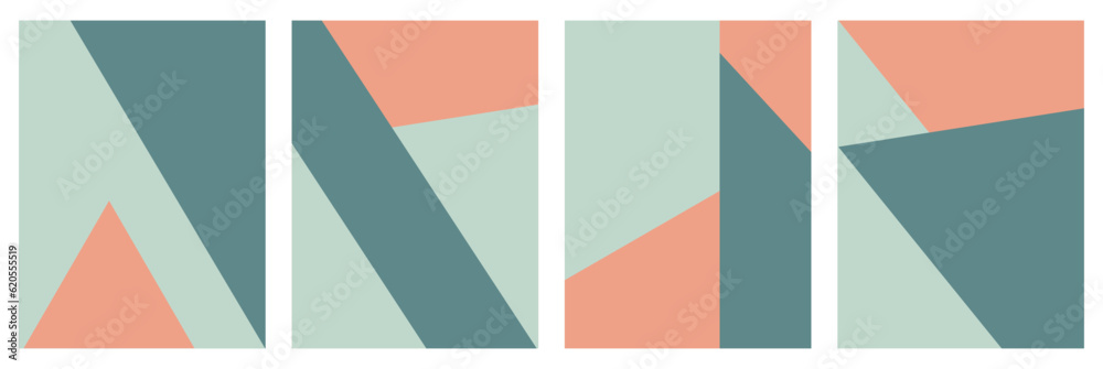 Abstract background with stripes and triangles. Vector illustration.