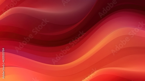 Beautiful Red abstract background wallpaper. Generative Ai