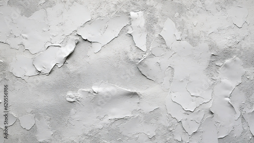 Closeup grunge texture white paint cement wall. Generative Ai