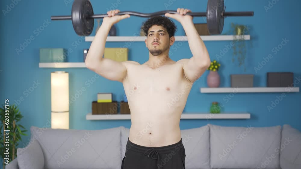 Young athlete man doing sports weight training. Healthy lifestyle. Young athlete man doing sports weight training. Healthy lifestyle.