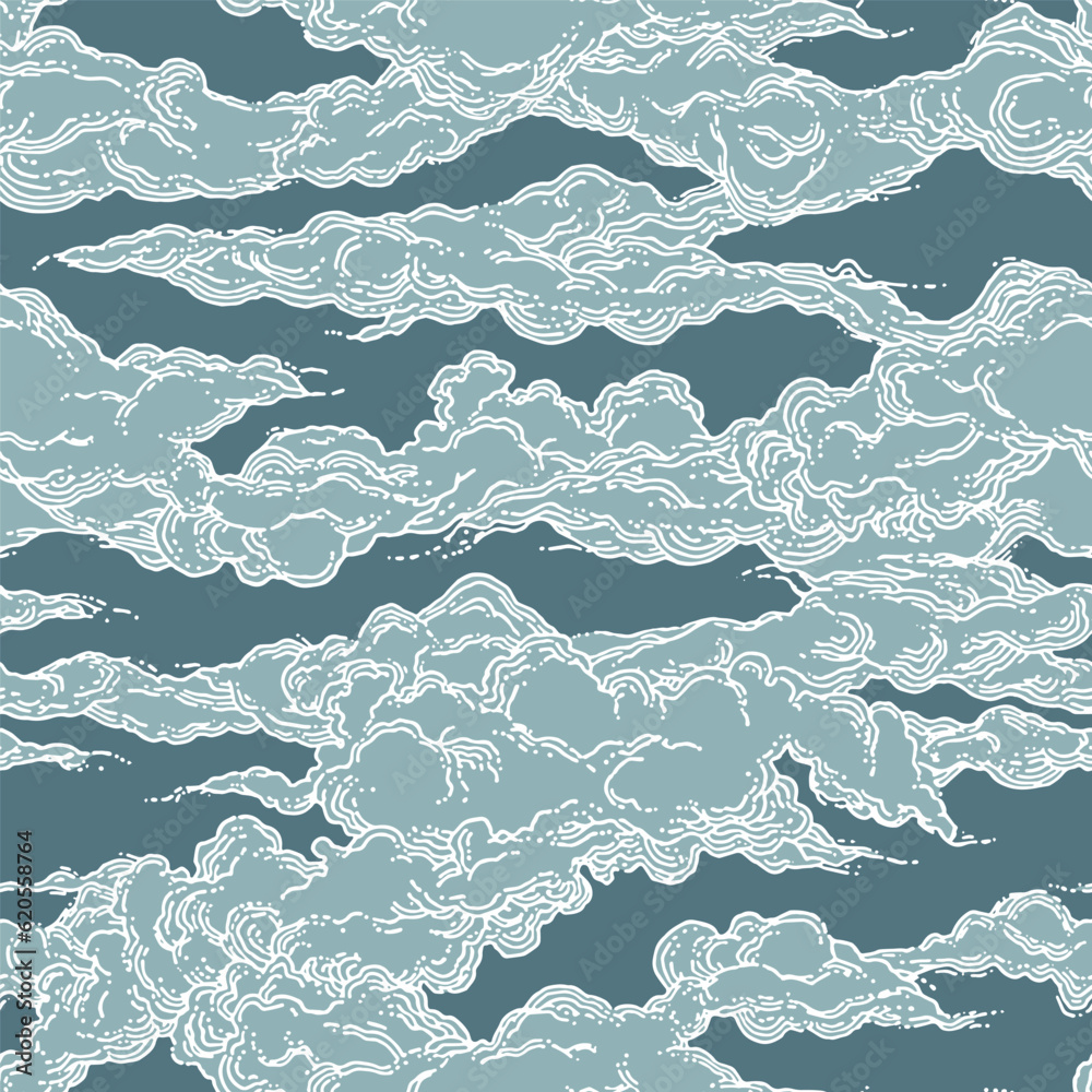 Vector Clouds seamless pattern design, Clouds design, Traditional pattern, Sky, Sky, Rain, Asian pattern Vector Clouds seamless pattern design, Clouds design, Traditional pattern, Sky, Sky, Rain, Asian pattern