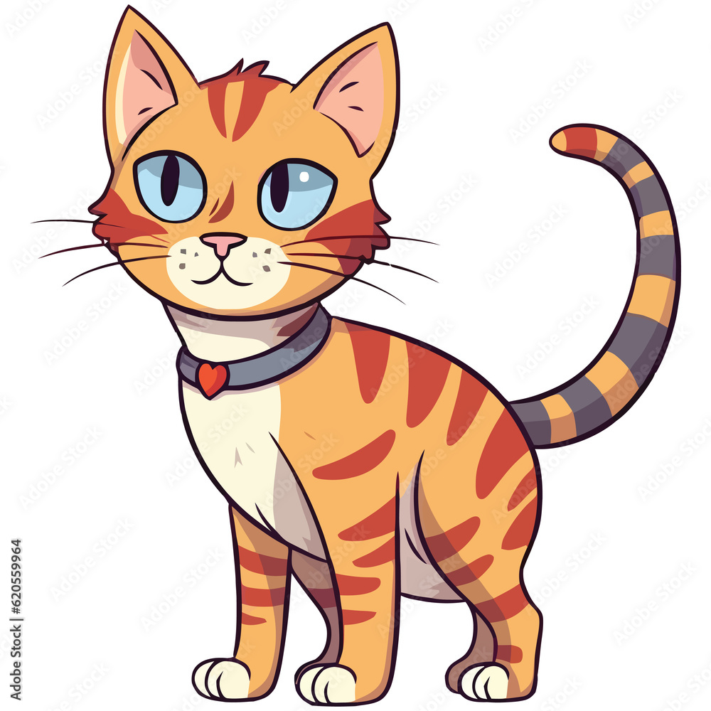 Artistic Whiskers: Captivating 2D Illustration of an Ocicat Artistic Whiskers: Captivating 2D Illustration of an Ocicat