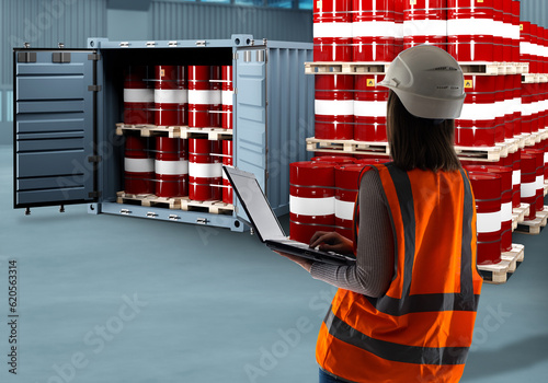Chemical industry. Factory ...