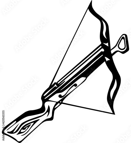 Crossbow Hunting Tattoo Emblem