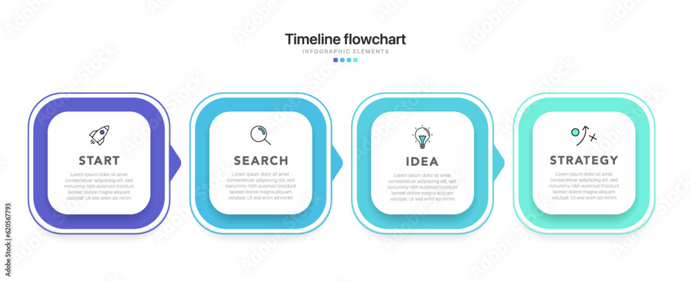 Timeline infographic design with options or steps. Infographics for business concept. Can be used for presentations workflow layout, banner, process, diagram, flow chart, info graph, annual report.