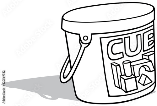 Drawing of a Bucket with Wo...