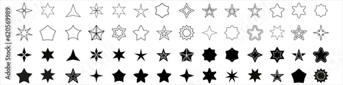 Stars icon vector set. Sparkles stars illustration sign collection. Star symbol or logo.